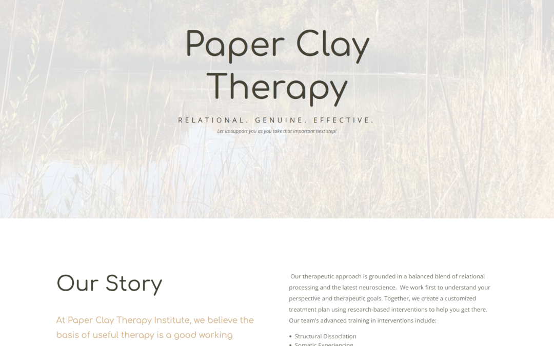 PAPER CLAY THERAPY INSTITUTE